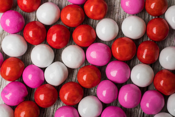 Valentines Day candy background