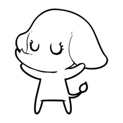 cute cartoon elephant