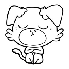 cute cartoon dog