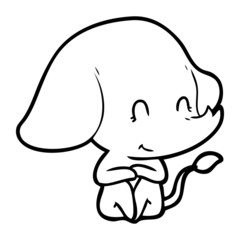 cute cartoon elephant
