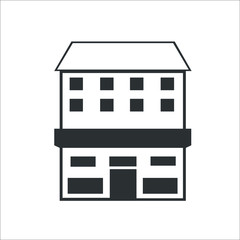 Building icon. House