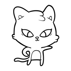 cute cartoon cat