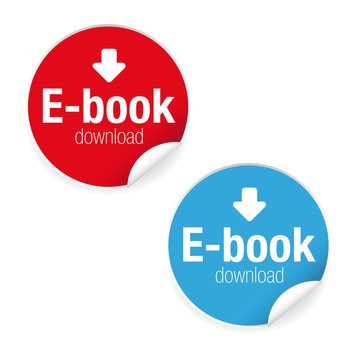 Ebook download label sign icon