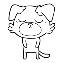 cute cartoon dog