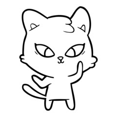 cute cartoon cat