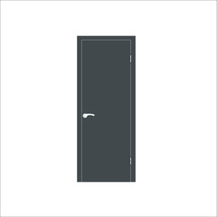 Door icon.  illustration