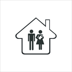 family house icon