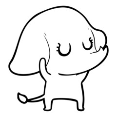cute cartoon elephant