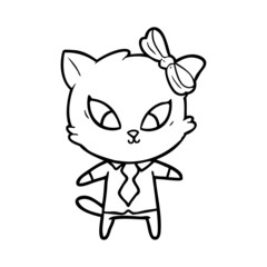 cartoon cat