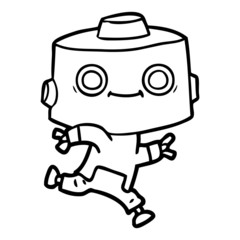 cartoon robot