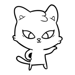 cute cartoon cat