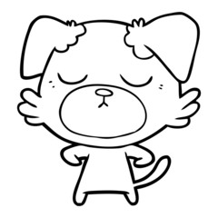 cute cartoon dog
