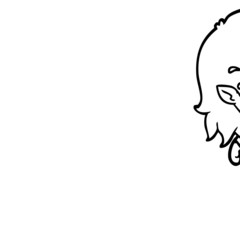 cartoon crying vampire girl