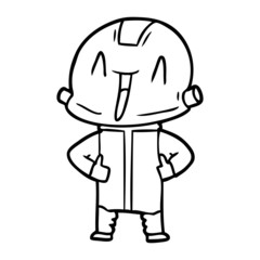 cartoon robot