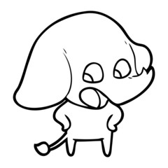 cute cartoon elephant