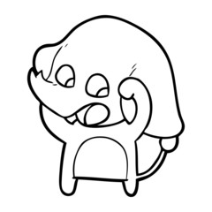 cute cartoon elephant
