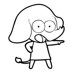 cute cartoon elephant
