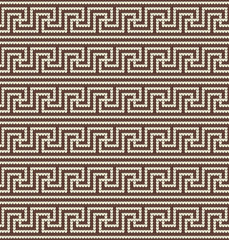 Knitted greek seamless texture - 186780567