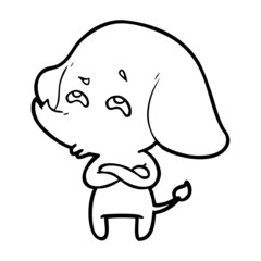cartoon elephant remembering