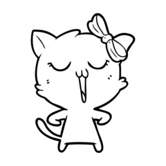 cartoon cat