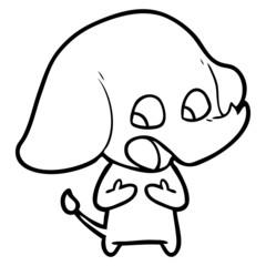 cute cartoon elephant