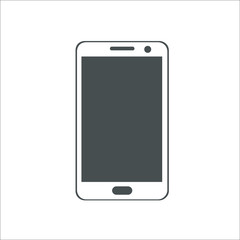 Smartphone icon.  Illustration