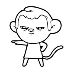 cartoon monkey