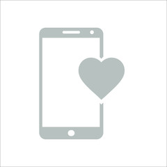 Phone icon.  Illustration