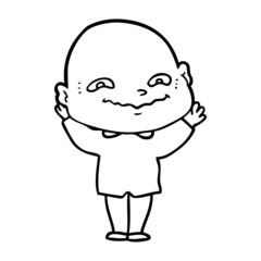 cartoon creepy guy
