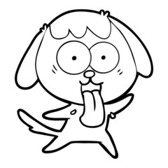 cute cartoon dog