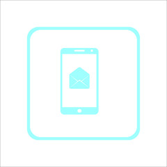 Phone icon.  Illustration