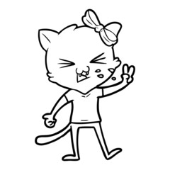 cartoon cat