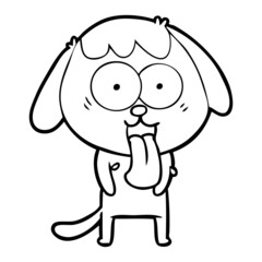 cute cartoon dog