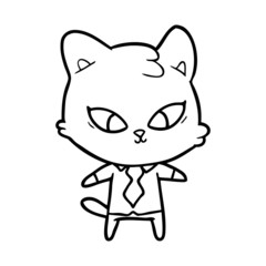 cute cartoon cat