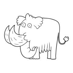 cartoon mammoth