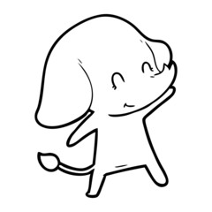 cute cartoon elephant
