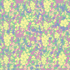 watercolor floral pattern