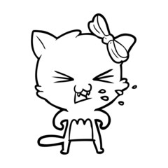 cartoon cat