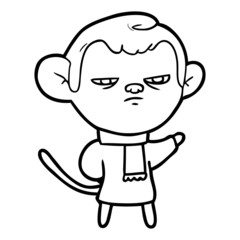 cartoon monkey