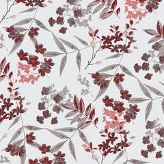 watercolor floral pattern