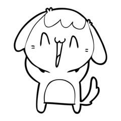 cute cartoon dog