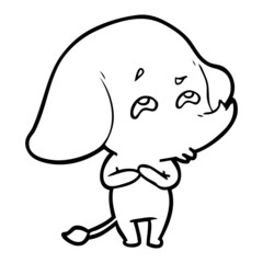 cartoon elephant remembering