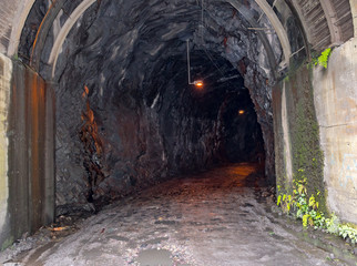 Entrance To Tunnel in Chivor Boyaca-Colombia
