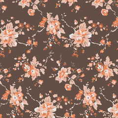 Obraz premium watercolor floral pattern