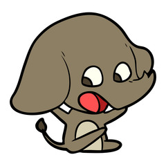 cute cartoon elephant