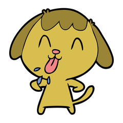 cute cartoon dog