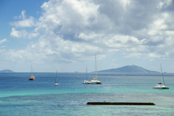 Yachts in Seychelles
