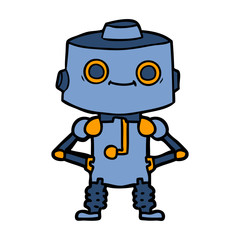 cartoon robot