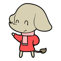 cute cartoon elephant