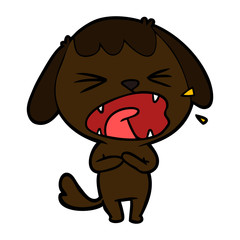 cute cartoon dog